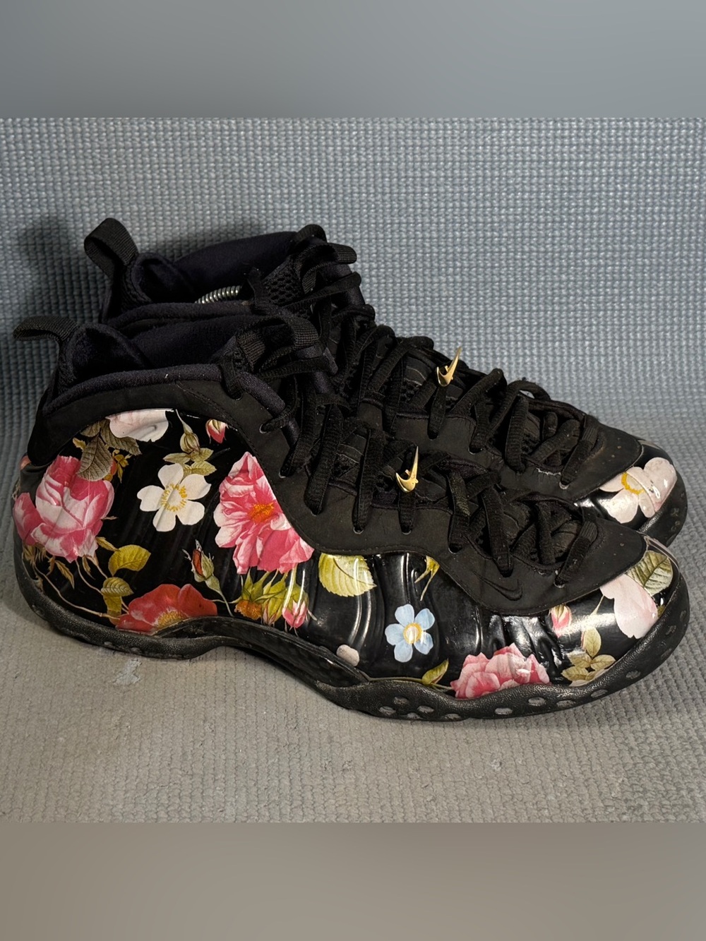 Nike Air Foamposite One "Floral" Athletic Shoes Men’s Size 10.5 - Picture 2 of 11